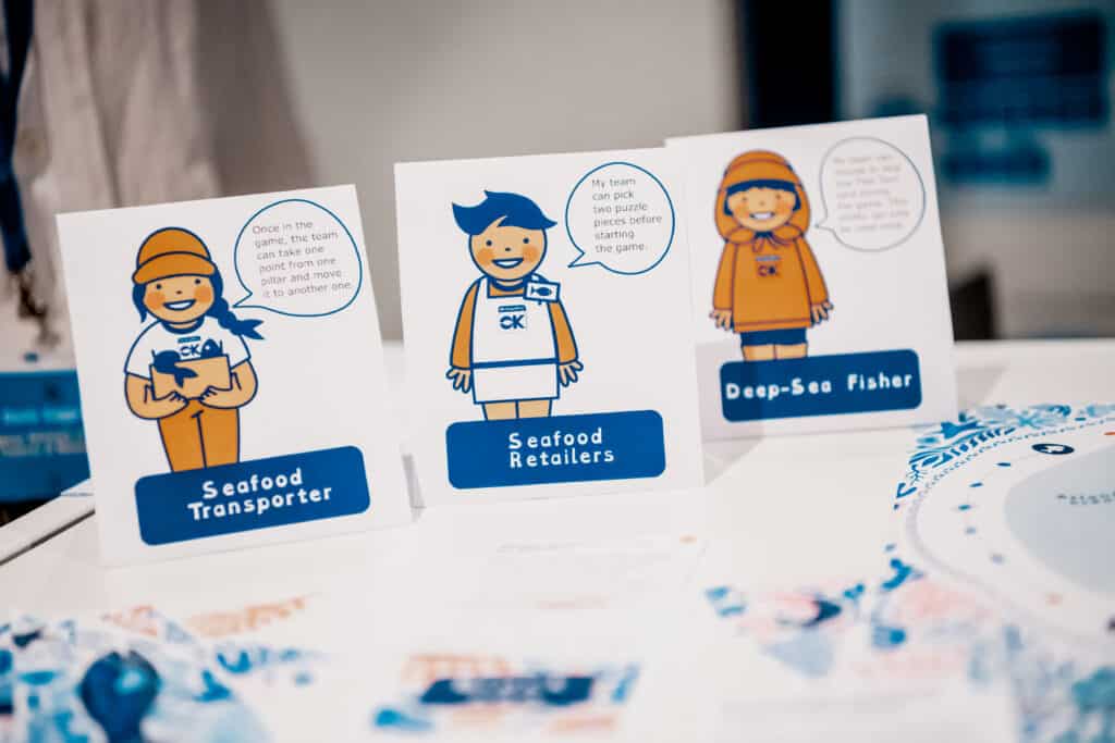 Pillars of the sea board game - character cards