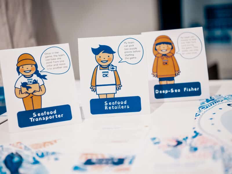 Pillars of the sea board game - character cards