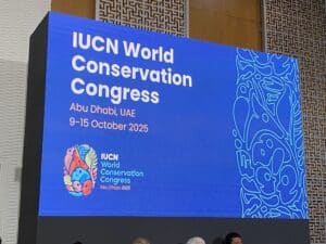 Welcome screen at IUCN Congress 2025