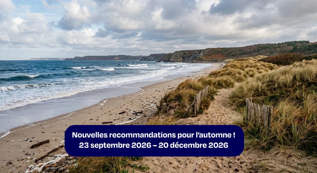 Nouvelles recommandations pour l&rsquo;automne !